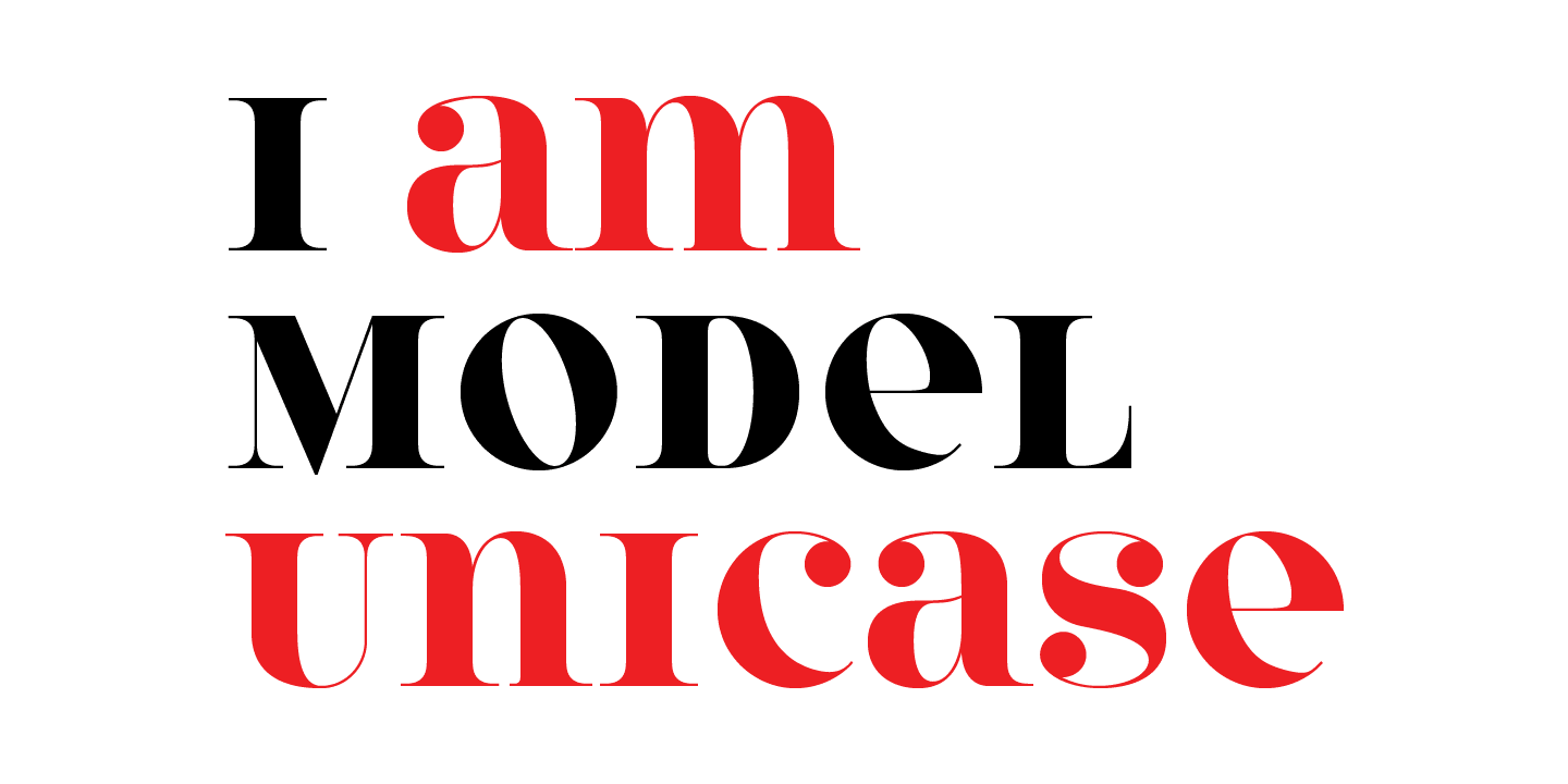 Model 4F font family