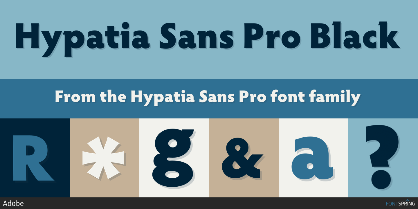 hypatia sans pro free font