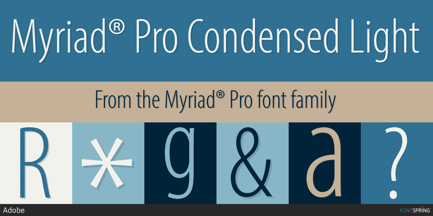 myriad font kit myriad font kit