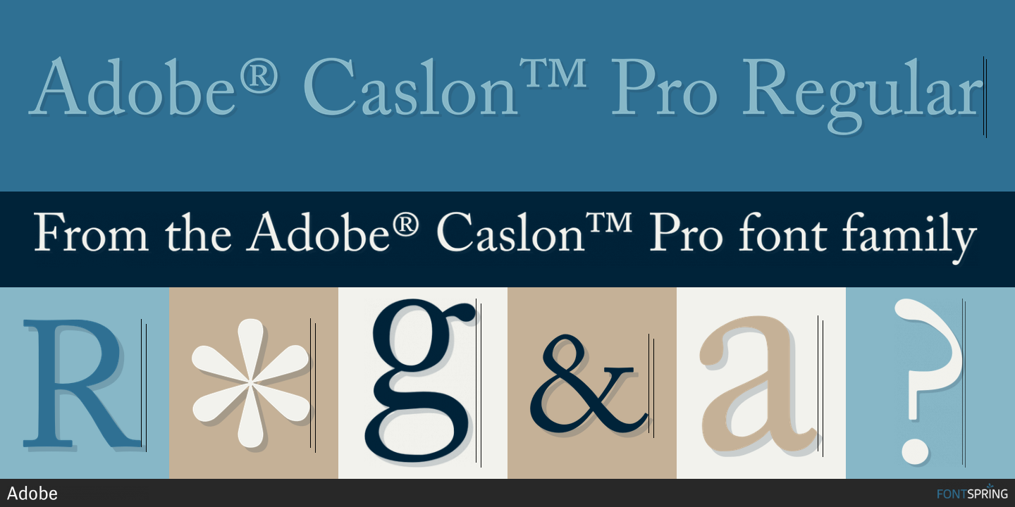 caslon font loo caslon font loo