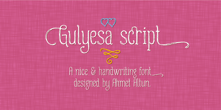 Gulyesa Script font family