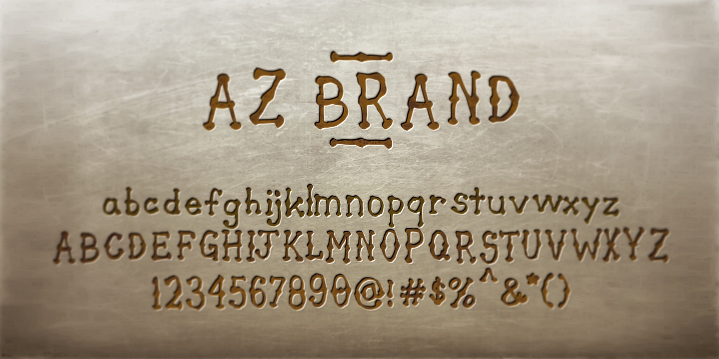 AZ Brand font family