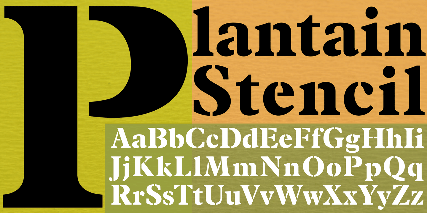 Plantain font family - 3