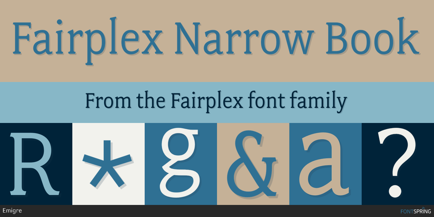 fairplex font