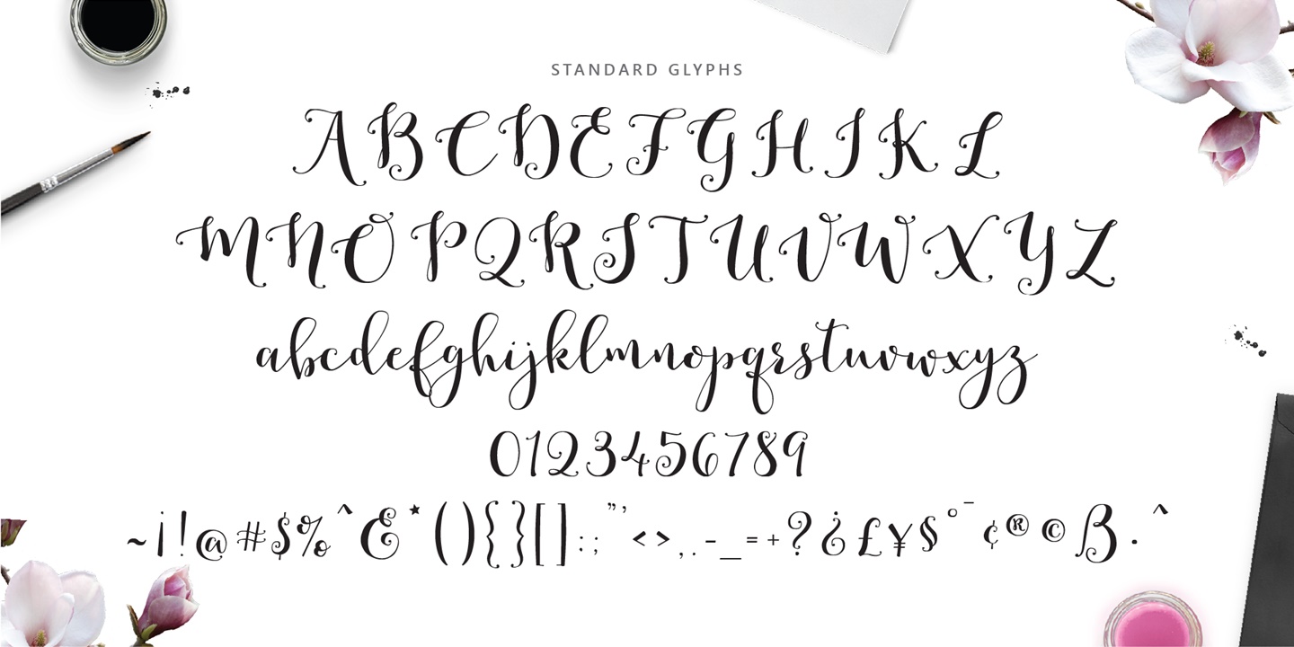 Romantic Font Fontspring Romantic Font Fontspring
