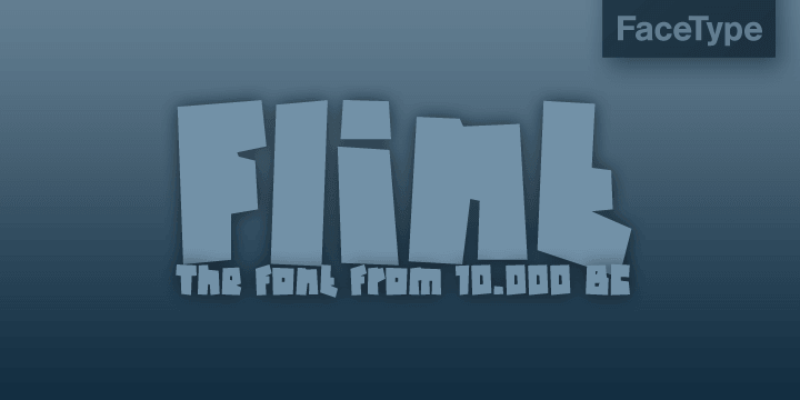 Flint font family
