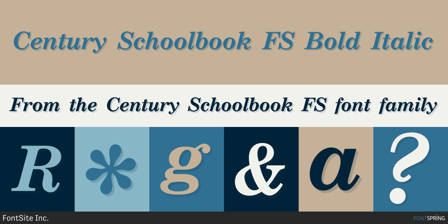 font century schoolbook font century schoolbook