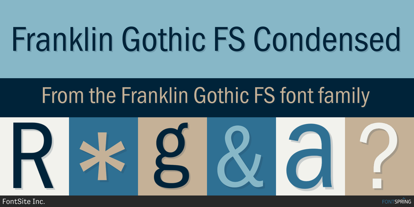 free alternatives to franklin gothic font