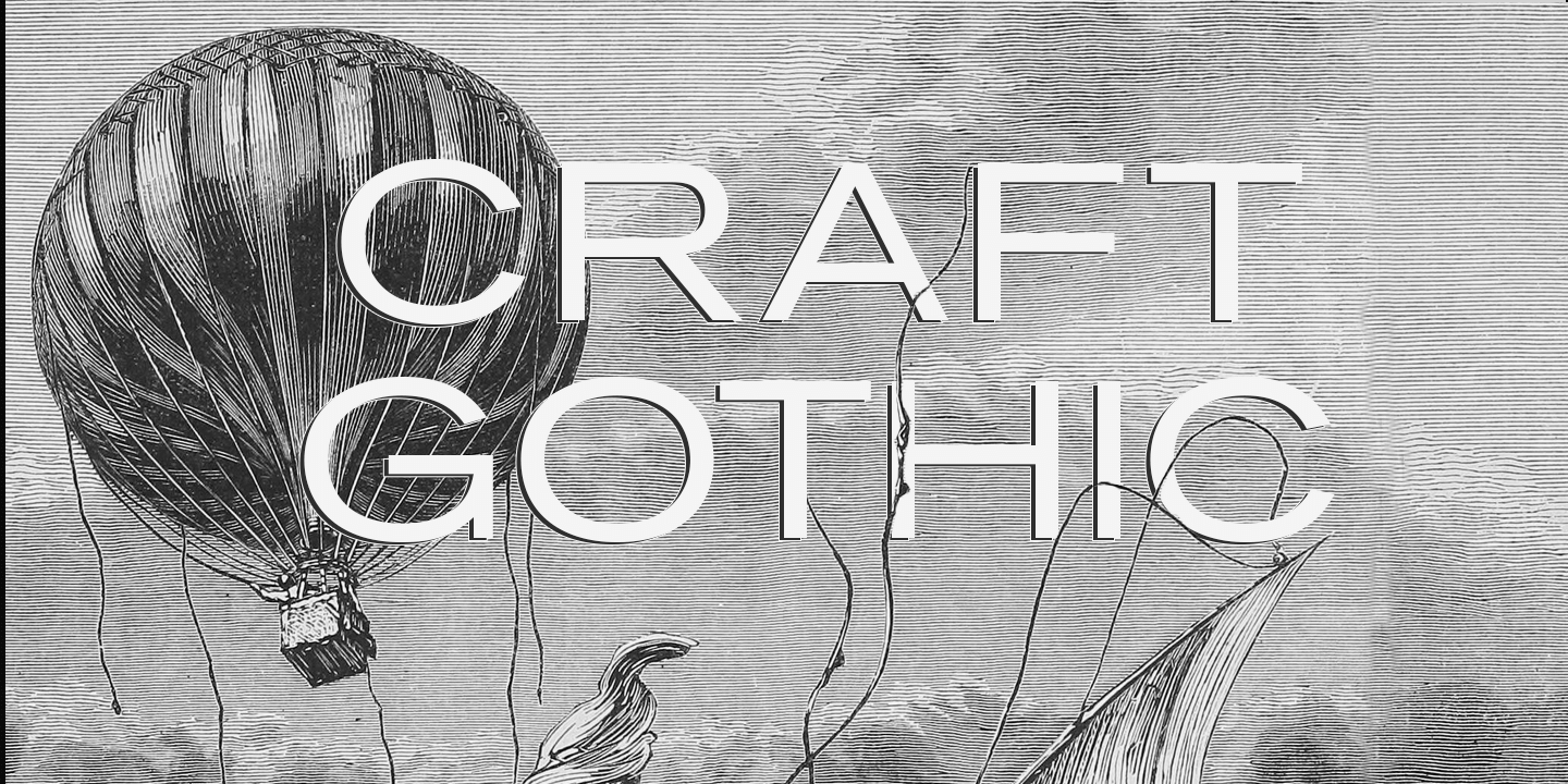 Craft Gothic Font | Fontspring