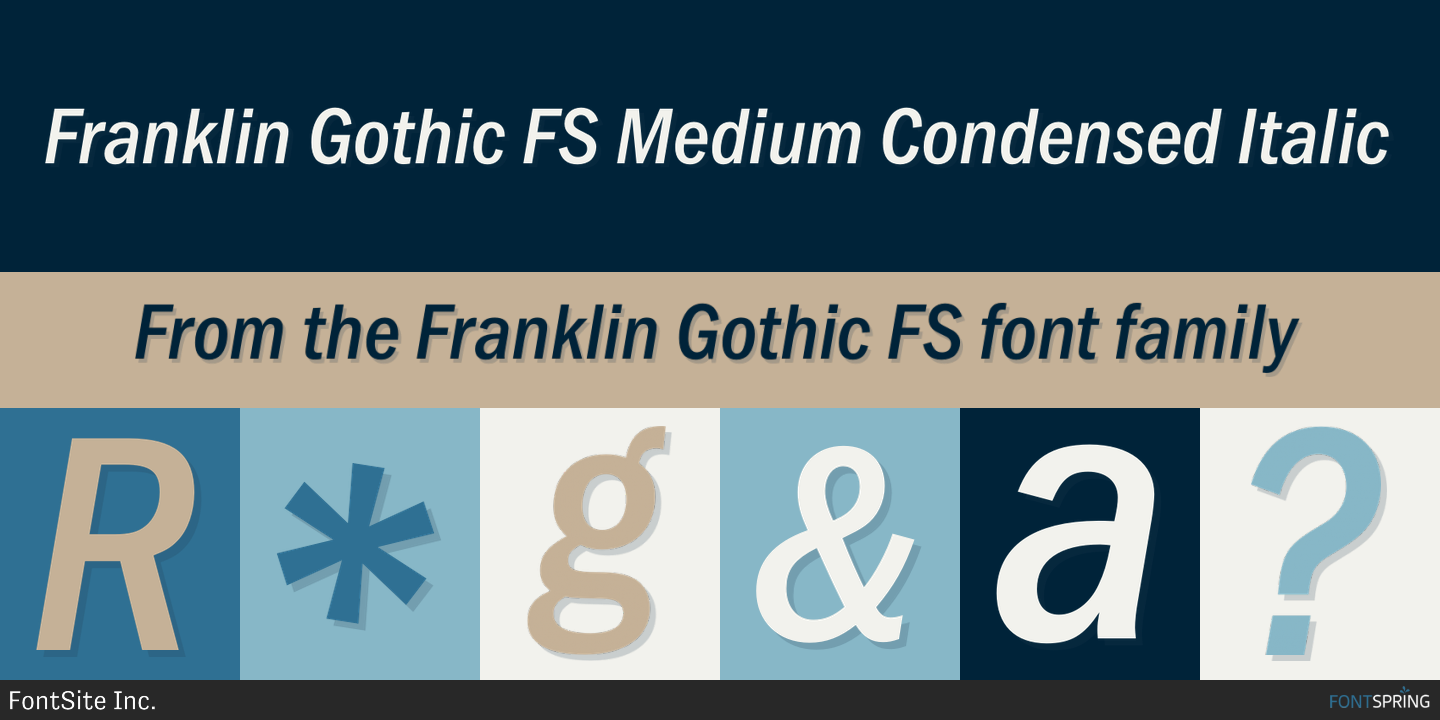 Franklin Gothic Demi Free Download Mac