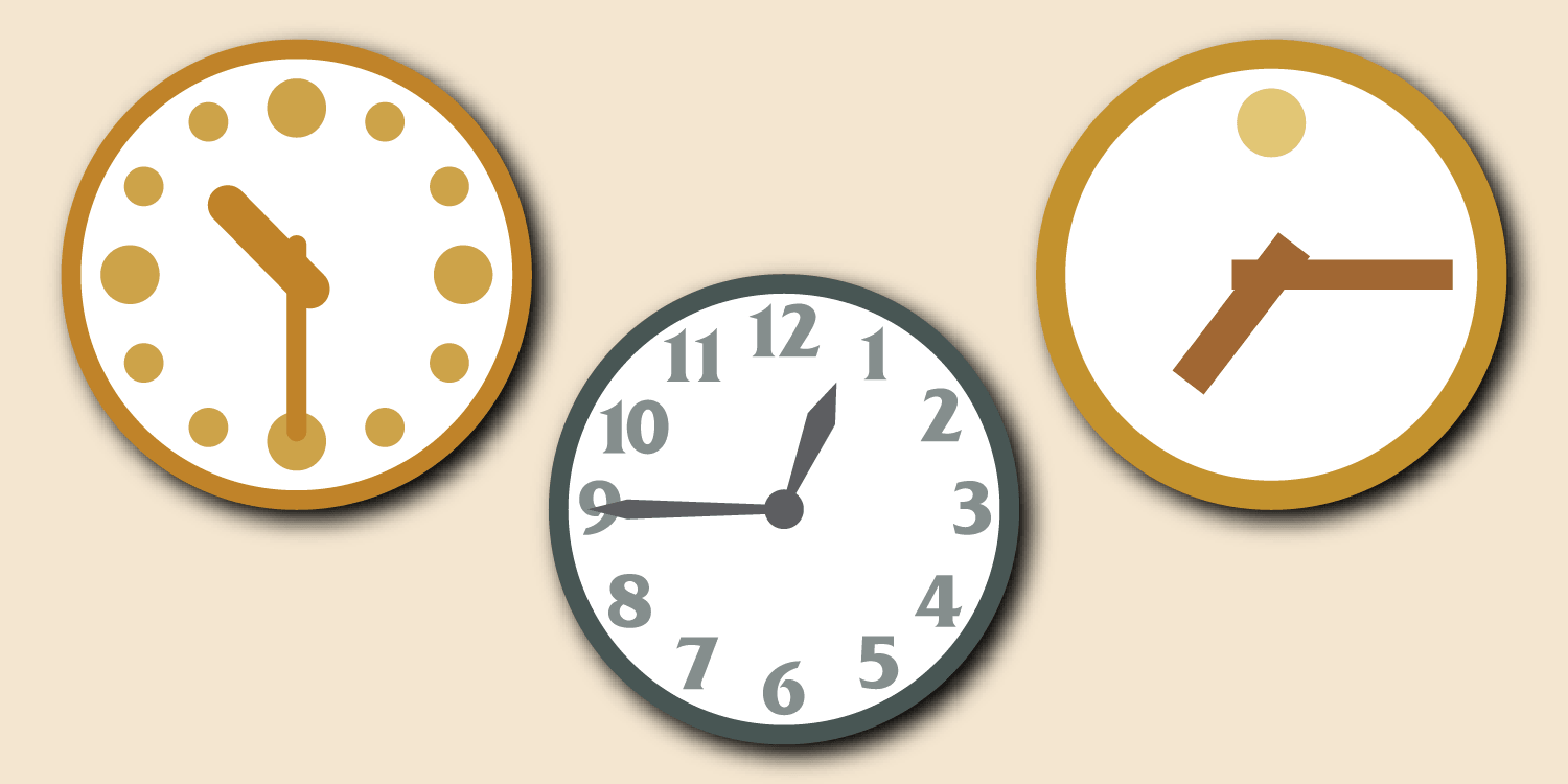 Time Clocks font family