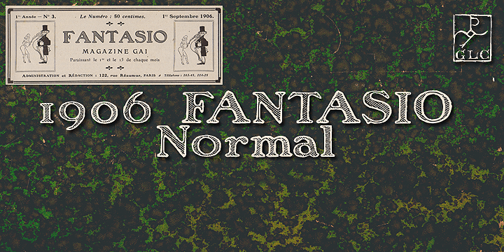 1906 Fantasio font family