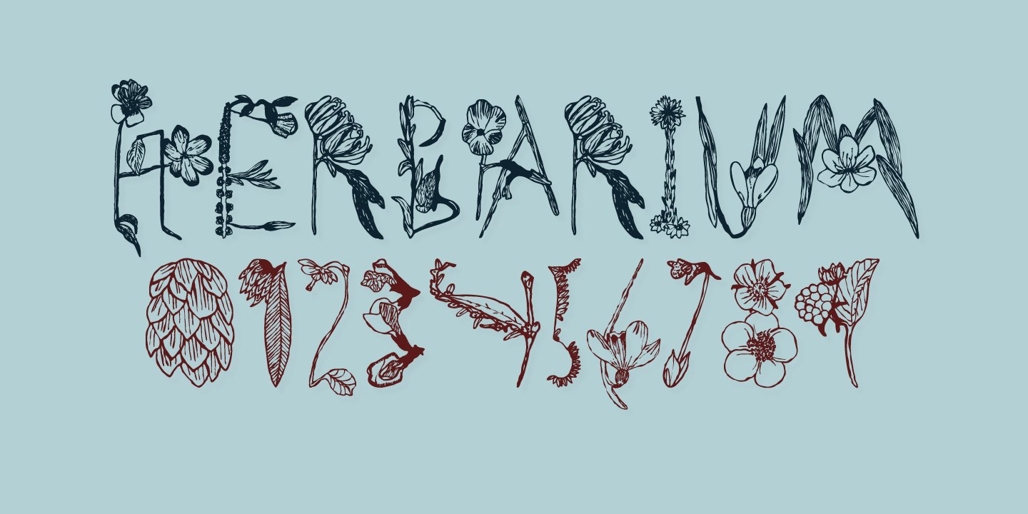 Herbarium font family