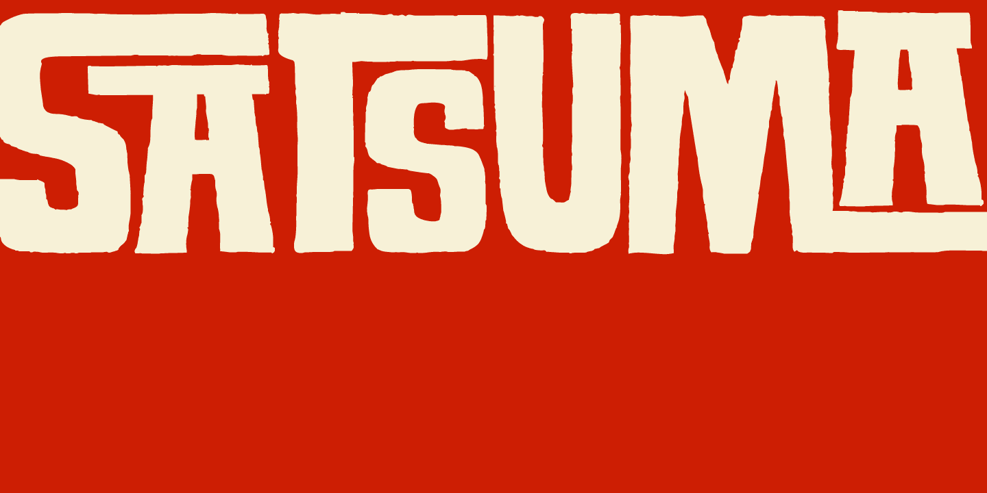 Satsuma font family