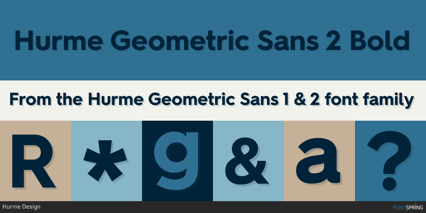 hurme geometric sans 1 & 2 by hurme