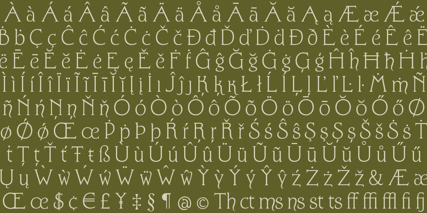 P22 Kingsclere Font Fontspring