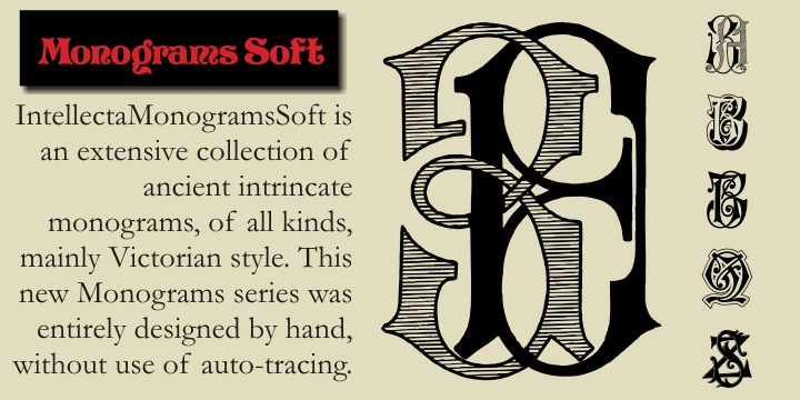 Intellecta Monograms Soft font family - 1