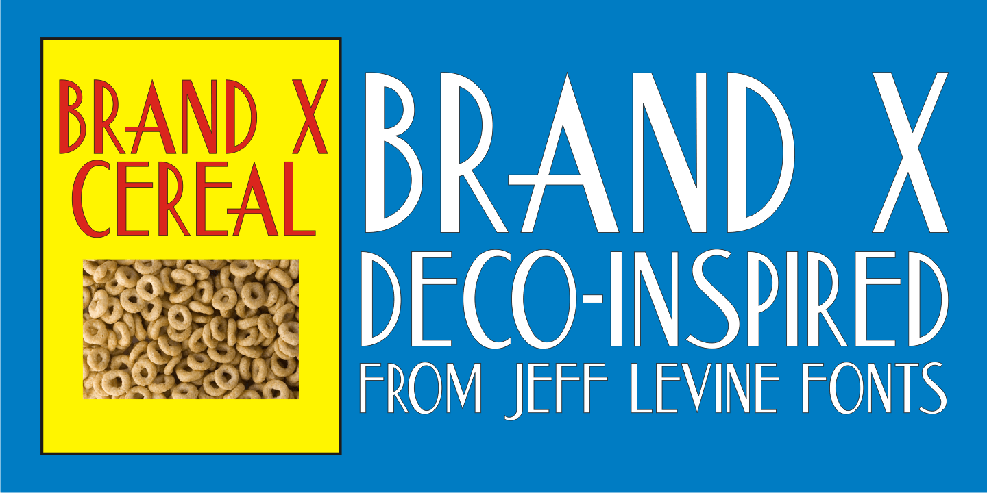 Brand X JNL font family