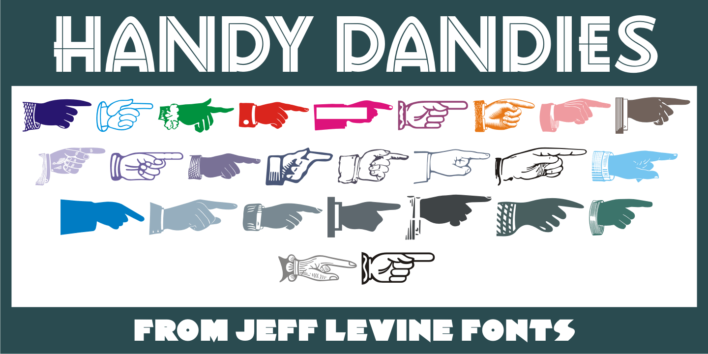 Handy Dandies JNL font family