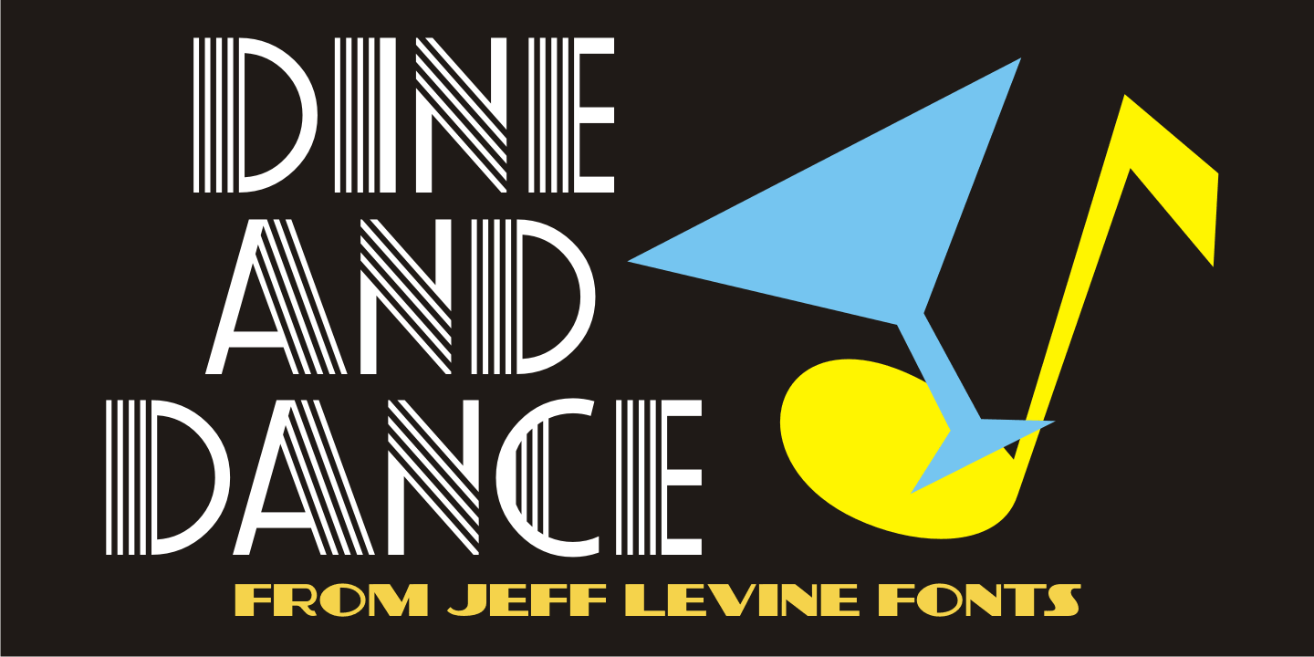Dine And Dance JNL font family