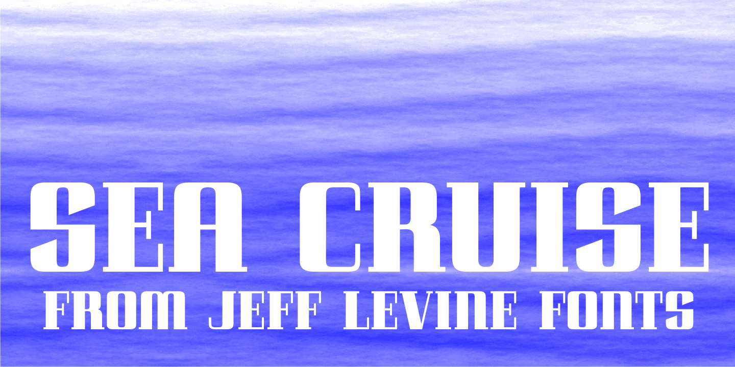 Sea Cruise JNL font family