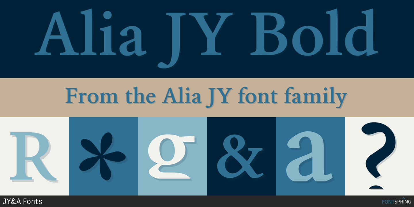 Fontspring Alia JY Fonts by JY A Fonts Fontspring Alia JY Fonts by JY A Fonts