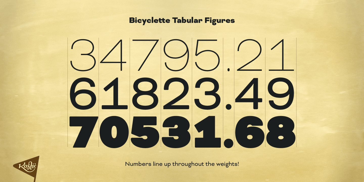 font bicyclette