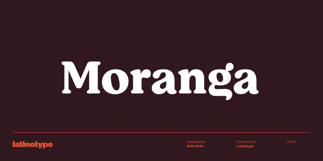 Moranga Font Poster