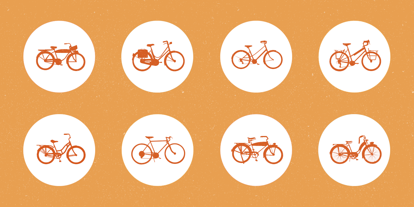 Bikes font family - 1