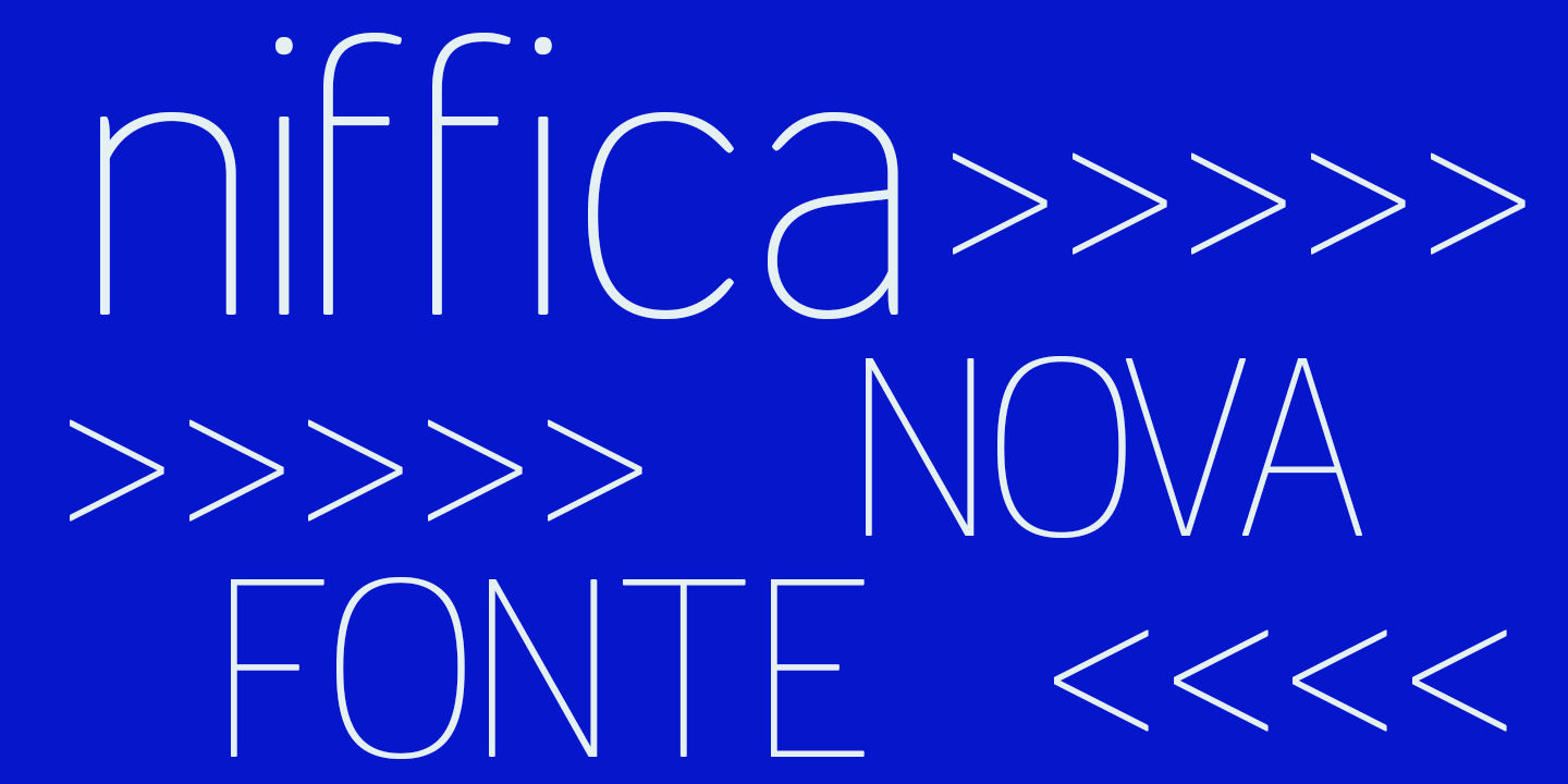 Niffica font family
