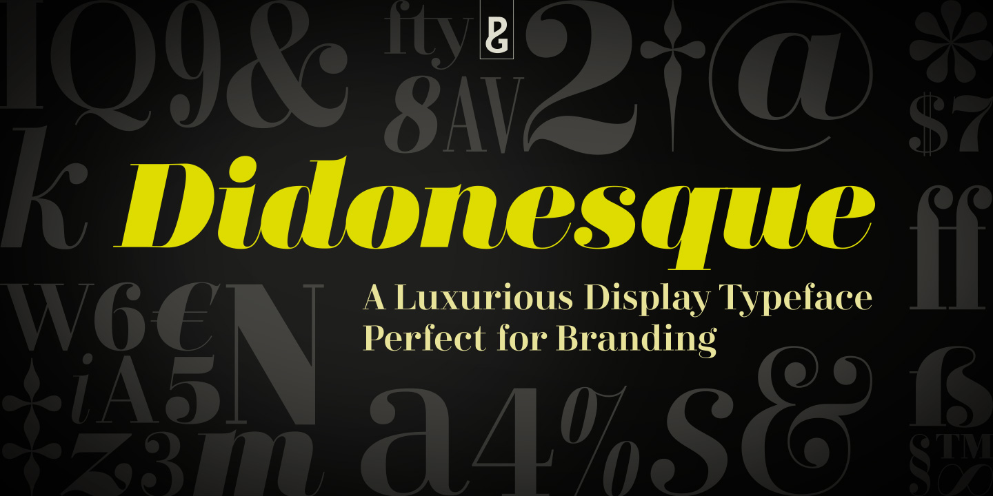 Didonesque font family - 15