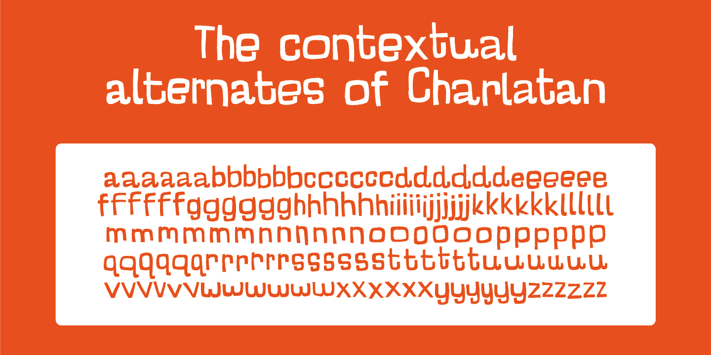 Charlatan font family - 3