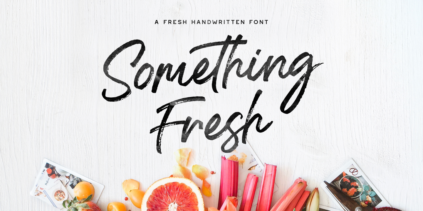 Something Fresh Font Fontspring