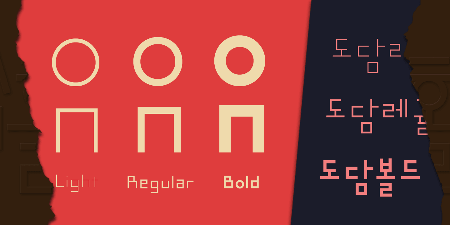 Core Dodam font family - 3
