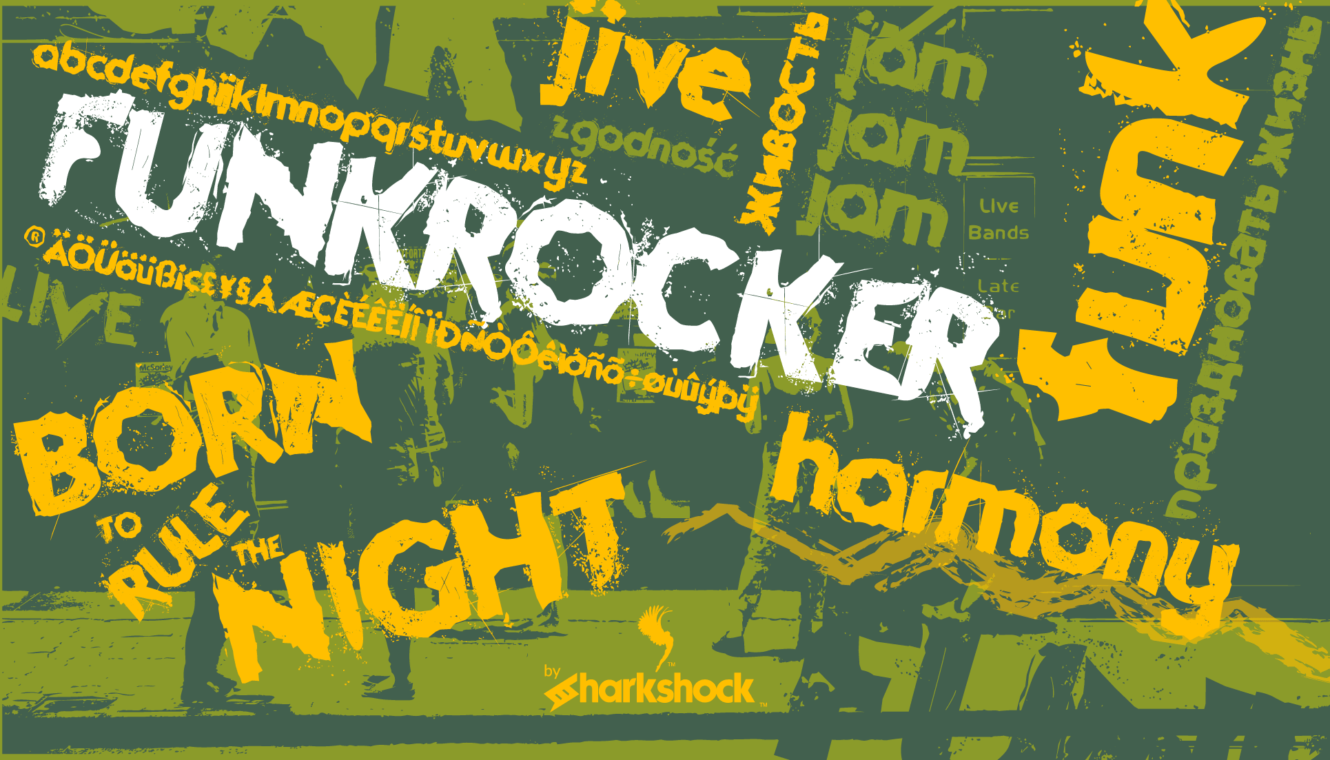 Funkrocker font family