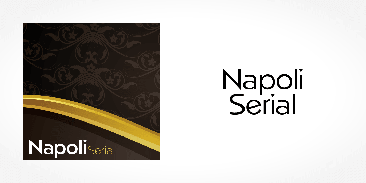 Napoli Serial font family