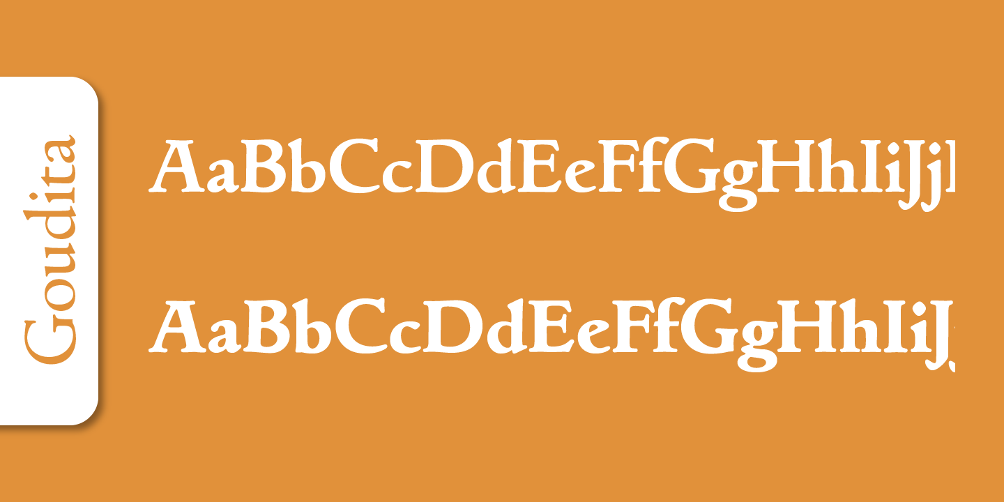 Goudita Serial font family - 3