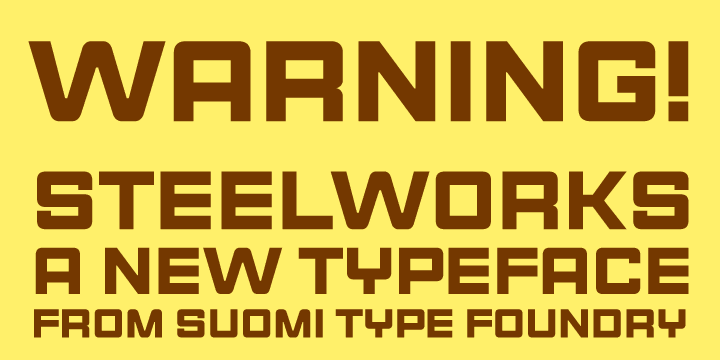 Steelworks font family