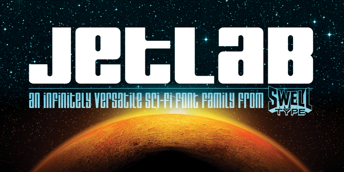 Jetlab Font Poster