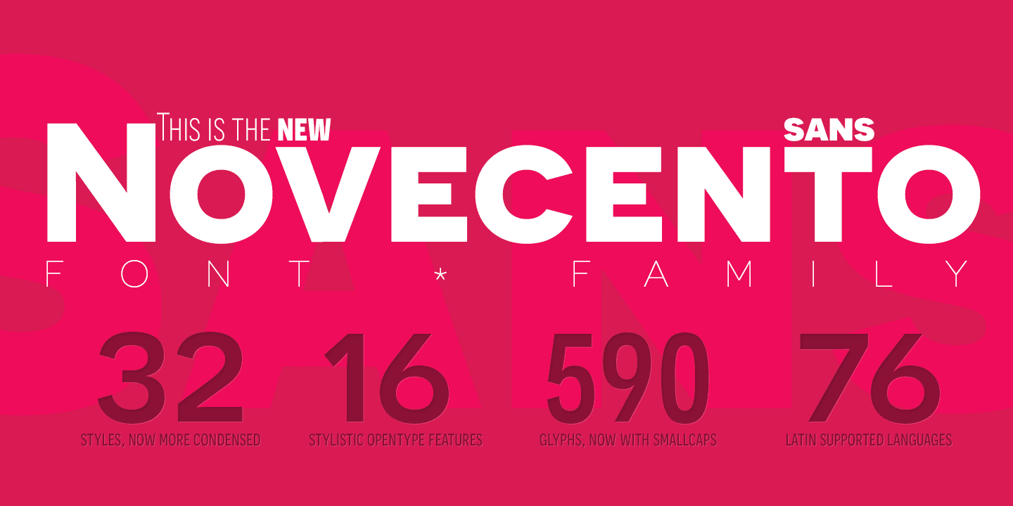 novecento sans wide demibold