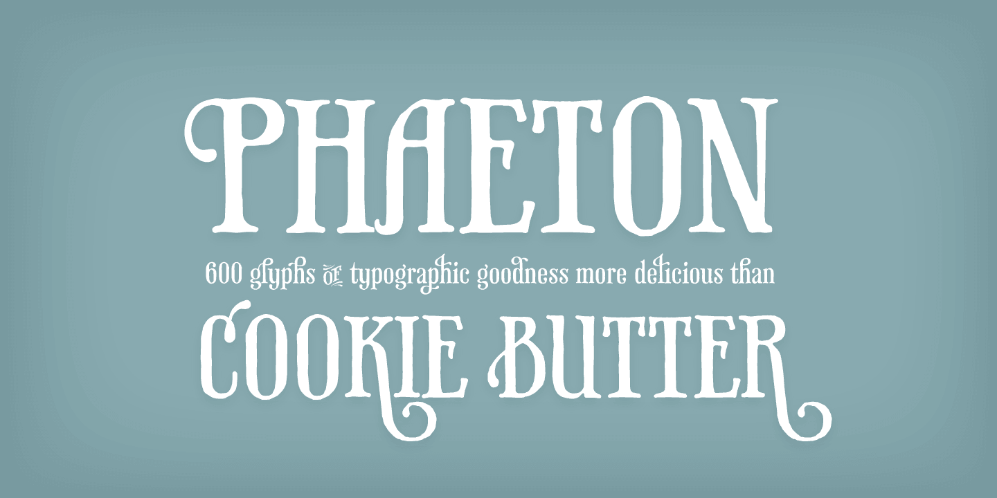 Phaeton Font | Fontspring