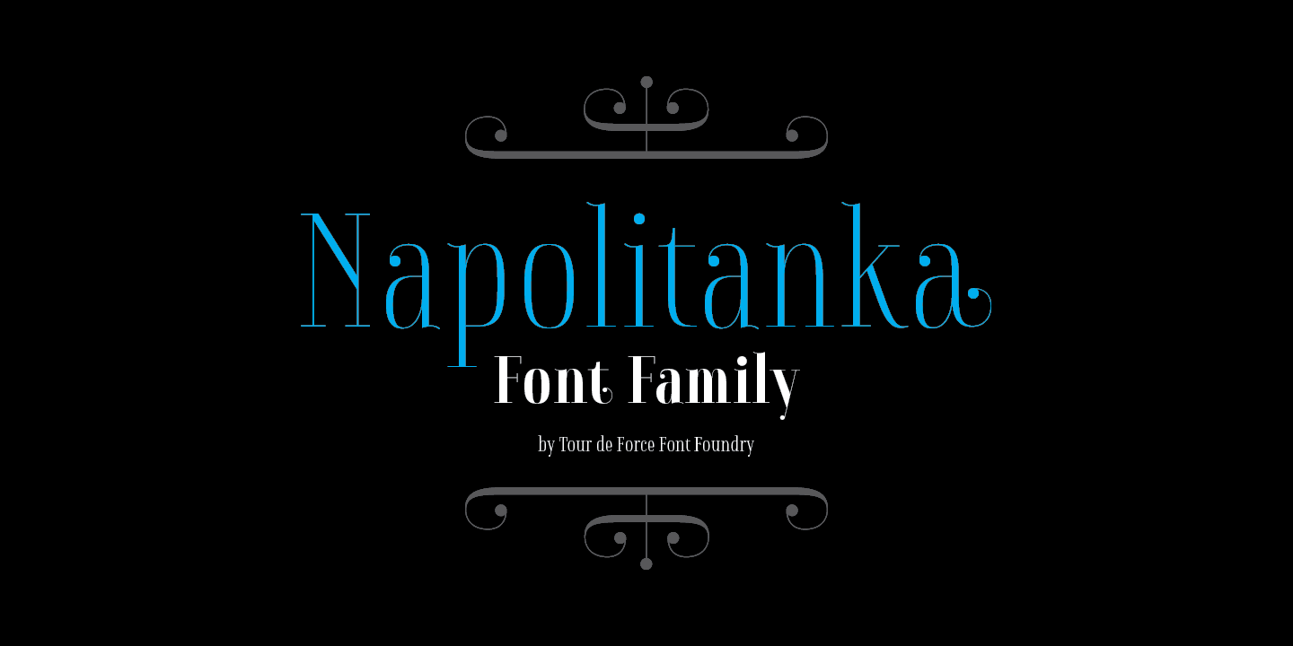 Napolitanka font family