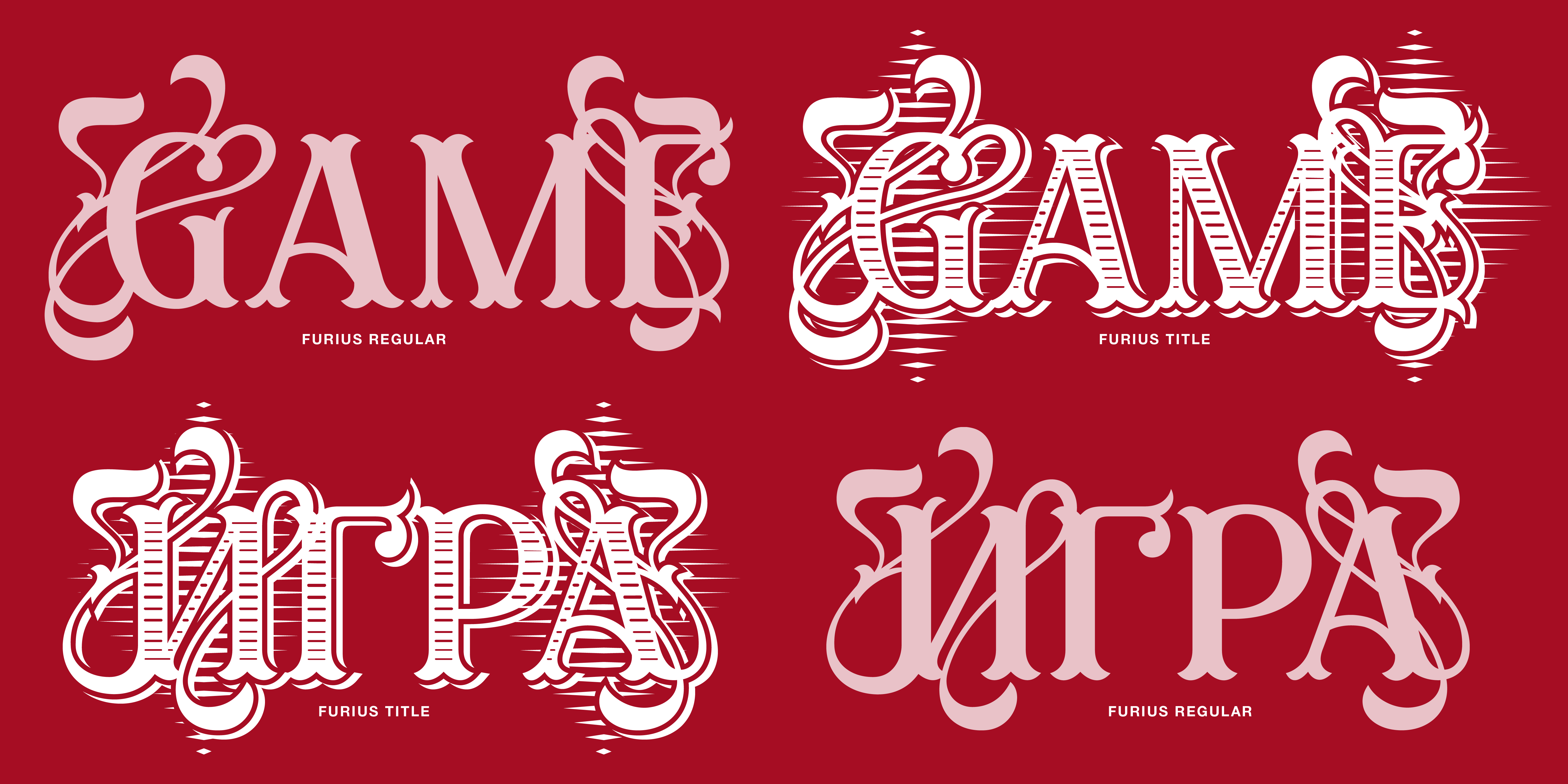 furius title font