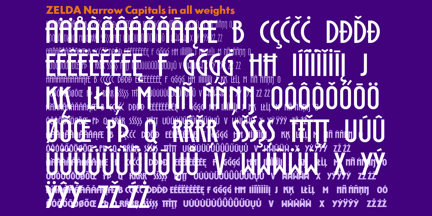 which google font looks closest to legend of zelda font