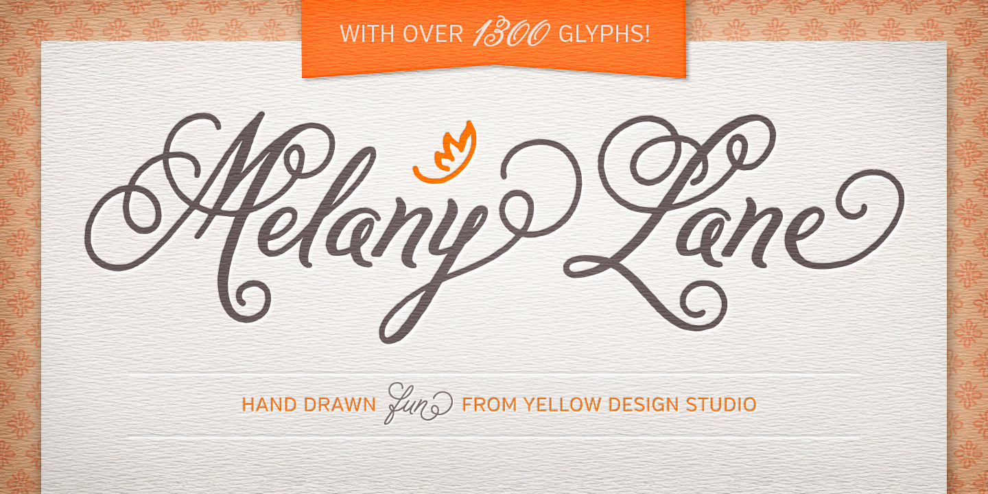 Melany Lane Font | Fontspring