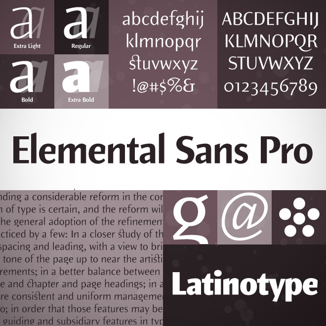 Elemental Sans Pro