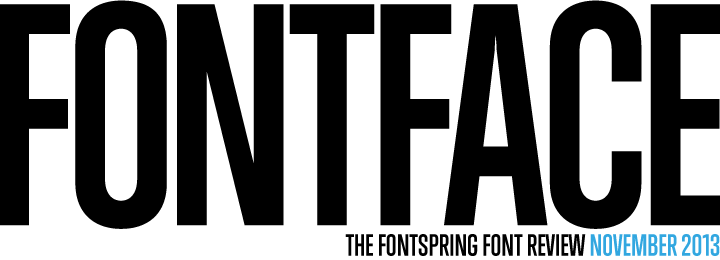 FONTFACE - The Fontspring Font Review