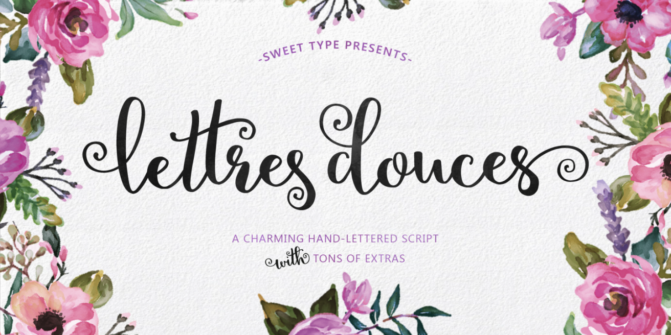 Lettres Douces Poster