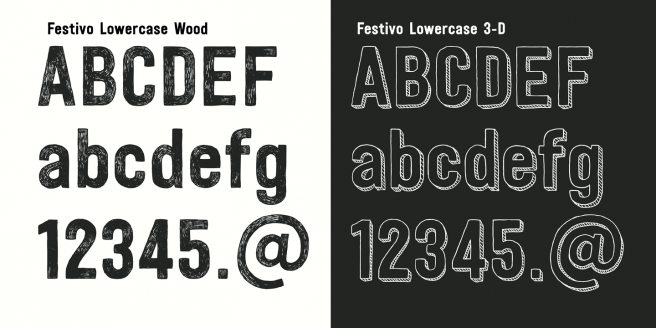 Festivo Lowercase Poster 2