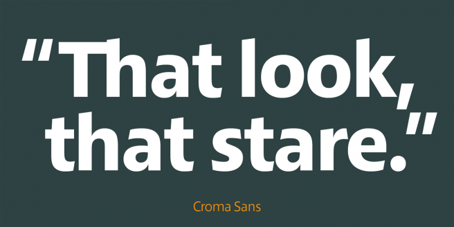 Croma Sans Poster 2